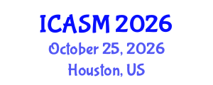 International Conference on Applied Sport Management (ICASM) October 25, 2026 - Houston, United States International Conference on Applied Sport Management (ICASM) October 25, 2026 - Houston, United States