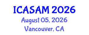 International Conference on Applied Statistics, Analysis and Modeling (ICASAM) August 05, 2026 - Vancouver, Canada