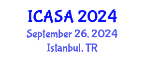 International Conference on Applied Statistics and Analysis (ICASA) September 26, 2024 - Istanbul, Turkey