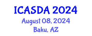 International Conference on Applied Statistics and Data Analytics (ICASDA) August 08, 2024 - Baku, Azerbaijan