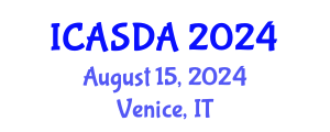 International Conference on Applied Statistics and Data Analytics (ICASDA) August 15, 2024 - Venice, Italy