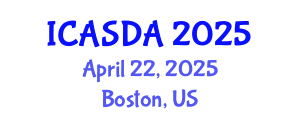 International Conference on Applied Statistics and Data Analytics (ICASDA) April 22, 2025 - Boston, United States