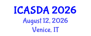 International Conference on Applied Statistics and Data Analytics (ICASDA) August 12, 2026 - Venice, Italy