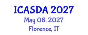 International Conference on Applied Statistics and Data Analytics (ICASDA) May 08, 2027 - Florence, Italy