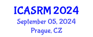 International Conference on Applied Statistics and Research Methods (ICASRM) September 05, 2024 - Prague, Czechia
