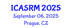 International Conference on Applied Statistics and Research Methods (ICASRM) September 06, 2025 - Prague, Czechia