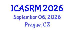 International Conference on Applied Statistics and Research Methods (ICASRM) September 06, 2026 - Prague, Czechia