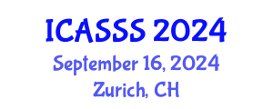 International Conference on Applied Statistics and Statistical Science (ICASSS) September 16, 2024 - Zurich, Switzerland