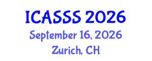 International Conference on Applied Statistics and Statistical Science (ICASSS) September 16, 2026 - Zurich, Switzerland