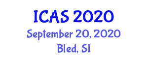 International Conference on Applied Statistics (ICAS) September 20, 2020 - Bled, Slovenia