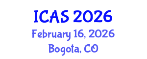 International Conference on Applied Statistics (ICAS) February 16, 2026 - Bogota, Colombia International Conference on Applied Statistics (ICAS) February 16, 2026 - Bogota, Colombia