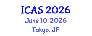 International Conference on Applied Statistics (ICAS) June 10, 2026 - Tokyo, Japan