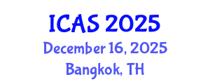 International Conference on Aquaculture and Fisheries (ICAS) December 16, 2025 - Bangkok, Thailand