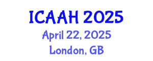 International Conference on Aquatic Animal Health (ICAAH) April 22, 2025 - London, United Kingdom