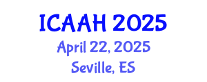 International Conference on Aquatic Animal Health (ICAAH) April 22, 2025 - Seville, Spain