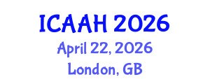 International Conference on Aquatic Animal Health (ICAAH) April 22, 2026 - London, United Kingdom