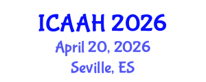 International Conference on Aquatic Animal Health (ICAAH) April 20, 2026 - Seville, Spain International Conference on Aquatic Animal Health (ICAAH) April 20, 2026 - Seville, Spain