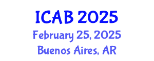 International Conference on Aquatic Biodiversity (ICAB) February 25, 2025 - Buenos Aires, Argentina