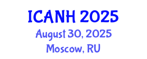 International Conference on Aquatic Nutrition and Health (ICANH) August 30, 2025 - Moscow, Russia