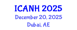 International Conference on Aquatic Nutrition and Health (ICANH) December 20, 2025 - Dubai, United Arab Emirates