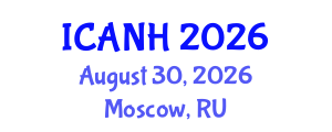 International Conference on Aquatic Nutrition and Health (ICANH) August 30, 2026 - Moscow, Russia