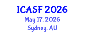 International Conference on Aquatic Sciences and Fisheries (ICASF) May 17, 2026 - Sydney, Australia