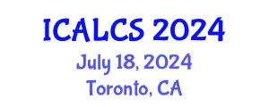 International Conference on Arabic Language and Cultural Studies (ICALCS) July 18, 2024 - Toronto, Canada