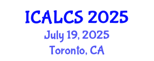 International Conference on Arabic Language and Cultural Studies (ICALCS) July 19, 2025 - Toronto, Canada
