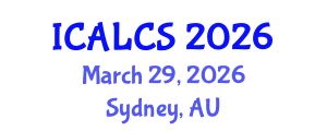 International Conference on Arabic Language and Cultural Studies (ICALCS) March 29, 2026 - Sydney, Australia