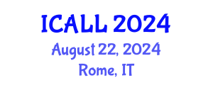 International Conference on Arabic Language and Linguistics (ICALL) August 22, 2024 - Rome, Italy