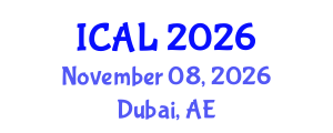 International Conference on Arabic Language (ICAL) November 08, 2026 - Dubai, United Arab Emirates