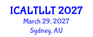 International Conference on Arabic Language Teaching and Learning, Literature and Translation (ICALTLLT) March 29, 2027 - Sydney, Australia International Conference on Arabic Language Teaching and Learning, Literature and Translation (ICALTLLT) March 29, 2027 - Sydney, Australia
