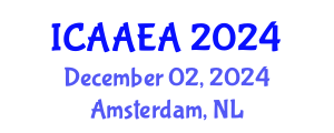 International Conference on Archaeological Anthropology, Excavation and Analysis (ICAAEA) December 02, 2024 - Amsterdam, Netherlands
