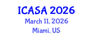 International Conference on Archaeological Science and Archaeometry (ICASA) March 11, 2026 - Miami, United States