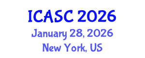 International Conference on Archaeological Science and Conservation (ICASC) January 28, 2026 - New York, United States