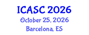 International Conference on Archaeological Science and Conservation (ICASC) October 25, 2026 - Barcelona, Spain