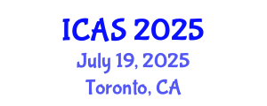 International Conference on Archaeological Science (ICAS) July 19, 2025 - Toronto, Canada