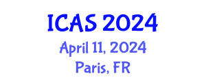 International Conference on Archaeological Sciences (ICAS) April 11, 2024 - Paris, France