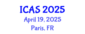 International Conference on Archaeological Sciences (ICAS) April 19, 2025 - Paris, France