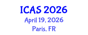 International Conference on Archaeological Sciences (ICAS) April 19, 2026 - Paris, France