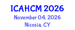 International Conference on Archaeology, Heritage Conservation and Management (ICAHCM) November 04, 2026 - Nicosia, Cyprus International Conference on Archaeology, Heritage Conservation and Management (ICAHCM) November 04, 2026 - Nicosia, Cyprus