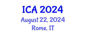 International Conference on Archaeology (ICA) August 22, 2024 - Rome, Italy