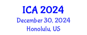 International Conference on Archaeology (ICA) December 30, 2024 - Honolulu, United States