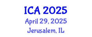 International Conference on Archaeology (ICA) April 29, 2025 - Jerusalem, Israel