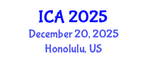 International Conference on Archaeology (ICA) December 20, 2025 - Honolulu, United States
