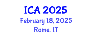International Conference on Archaeology (ICA) February 18, 2025 - Rome, Italy