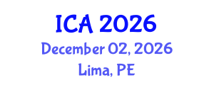 International Conference on Archaeology (ICA) December 02, 2026 - Lima, Peru International Conference on Archaeology (ICA) December 02, 2026 - Lima, Peru