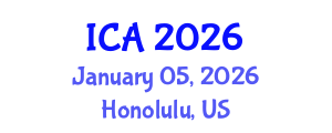 International Conference on Archaeology (ICA) January 05, 2026 - Honolulu, United States International Conference on Archaeology (ICA) January 05, 2026 - Honolulu, United States