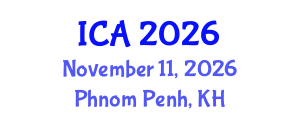 International Conference on Archaeology (ICA) November 11, 2026 - Phnom Penh, Cambodia International Conference on Archaeology (ICA) November 11, 2026 - Phnom Penh, Cambodia