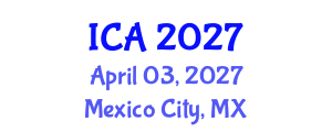 International Conference on Archaeology (ICA) April 03, 2027 - Mexico City, Mexico International Conference on Archaeology (ICA) April 03, 2027 - Mexico City, Mexico